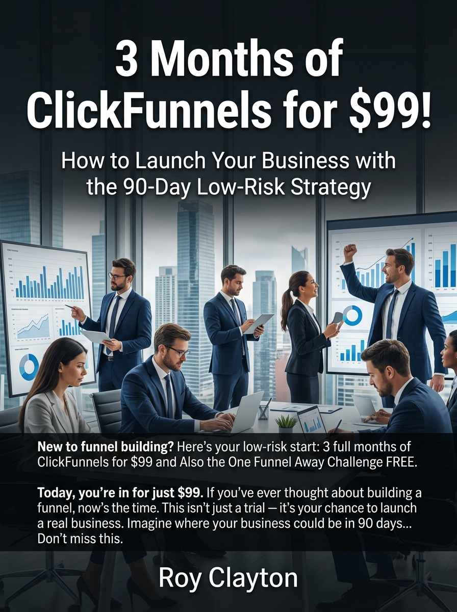3 Months of ClickFunnels for $99!
